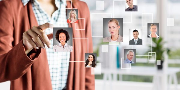 woman-selecting-pictures-people
